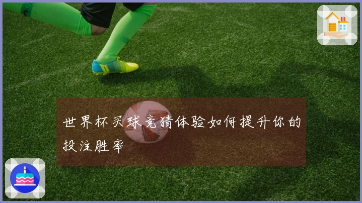 世界杯买球竞猜体验如何提升你的投注胜率